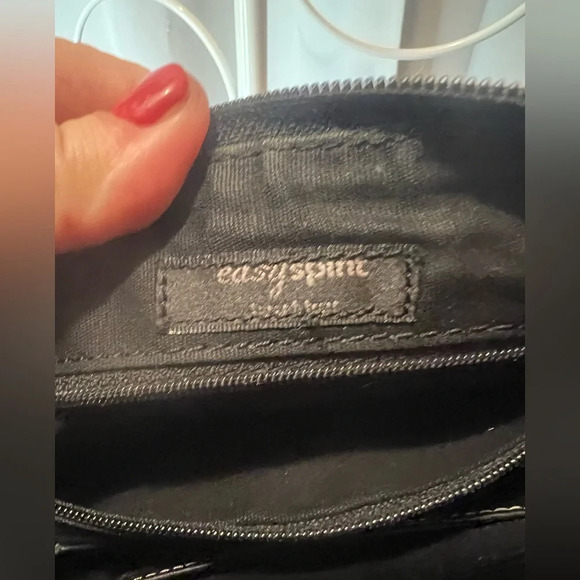 Black Leather Shoulder Bag - Picture 2 of 7